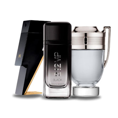 Cofanetto esclusivo con BAD BOY, 212 VIP BLACK e Paco Rabanne INVICTUS 100ML