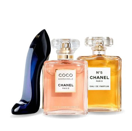 Elegante Box Profumi: GOOD GIRL, COCO MADEMOISELLE & Chanel Nº5 – 100 ml