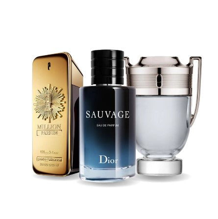 Tre leggende olfattive: Paco Rabanne ONE MILLION, Dior SAUVAGE e Paco Rabanne INVICTUS - 100 ml